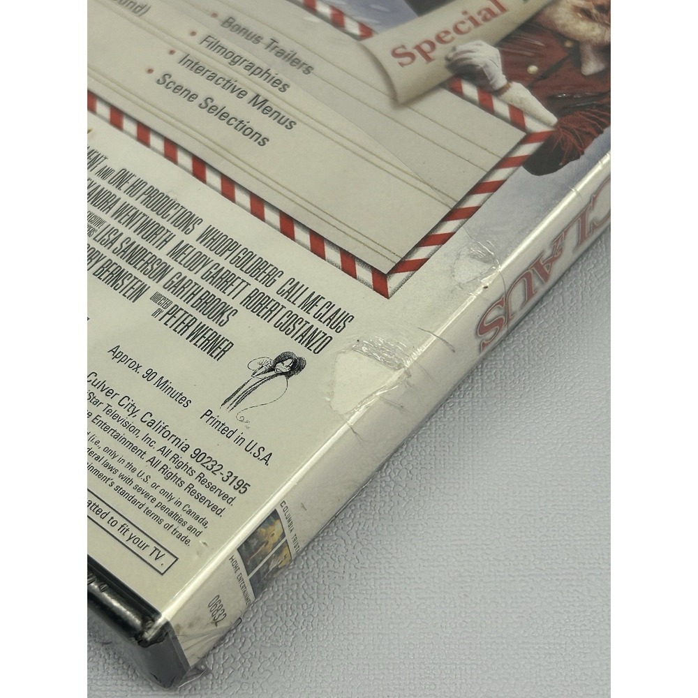 Call Me Claus DVD Whoopi Goldberg Christmas Holiday Movie Sealed VTG - Picture 3 of 13